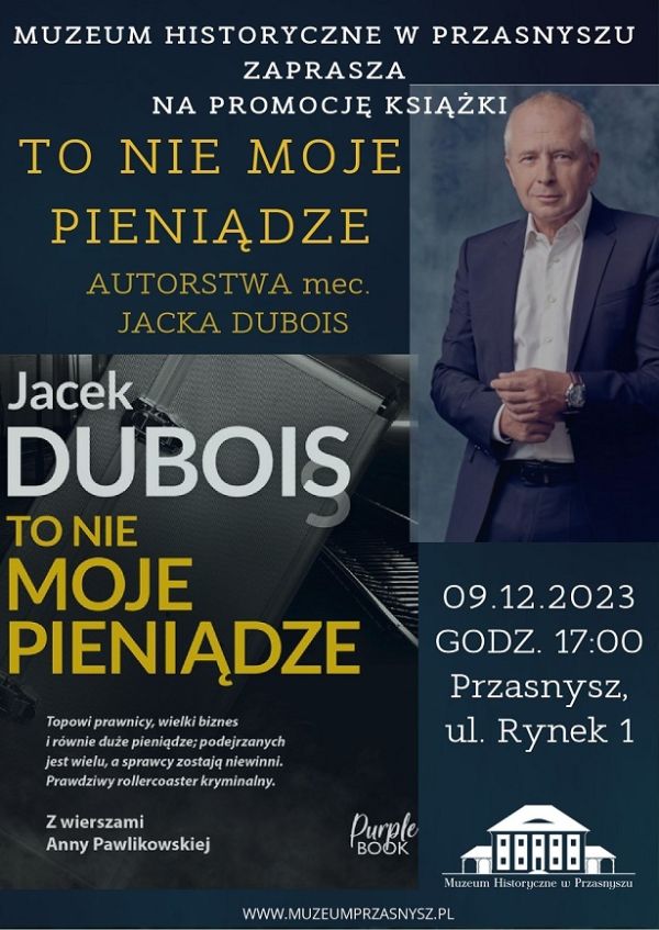Plakat informujący o spotkaniu