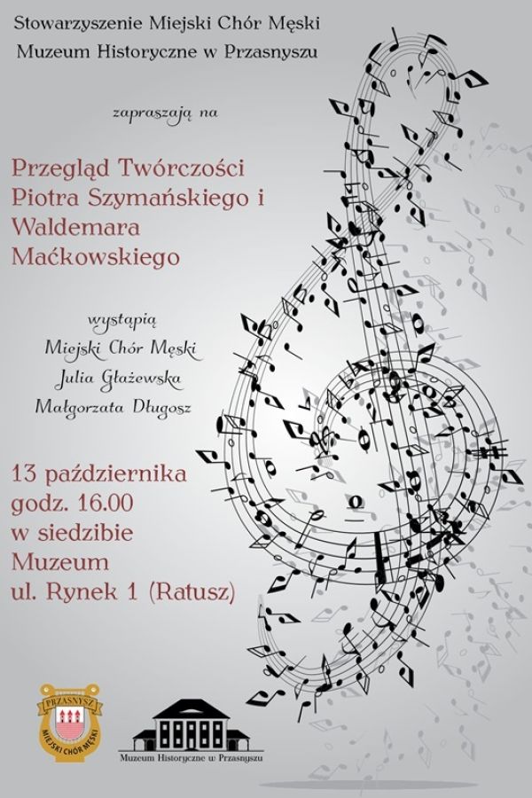 Plakat informujący o koncercie