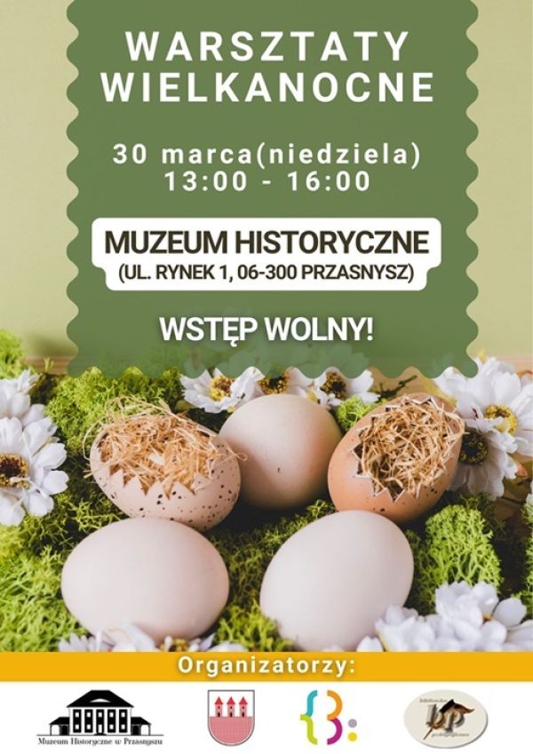 Plakat informujący o wydarzeniu organizowanym przez muzeum