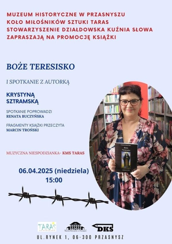 Plakat informujący o wydarzeniu organizowanym przez muzeum