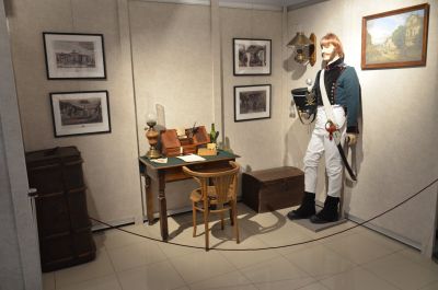 fragment wystawy "Oto dni krwi i chwały- Reduta Ordona i Rakietnicy Królestwa Polskiego"