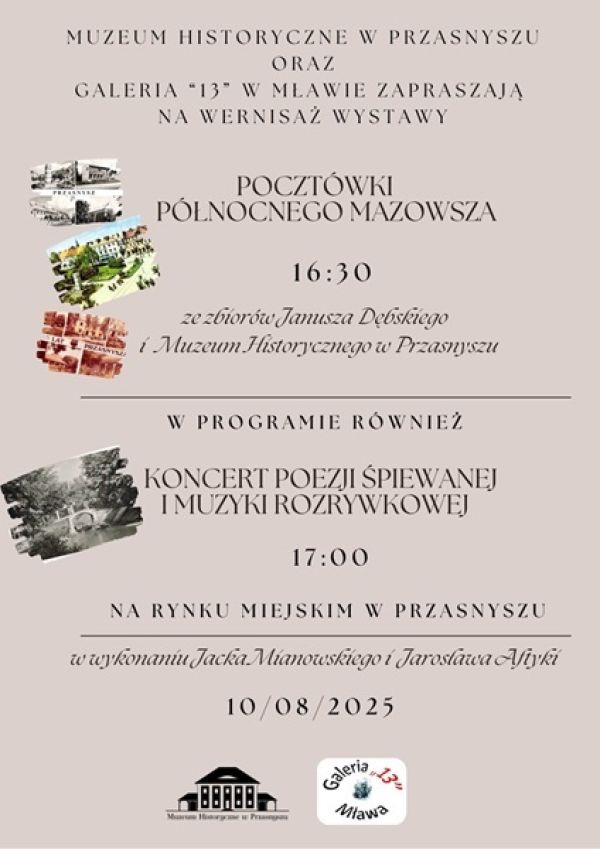 Plakat informujący o wydarzeniu