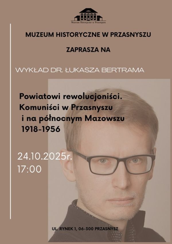 Plakat informujący o wydarzeniu