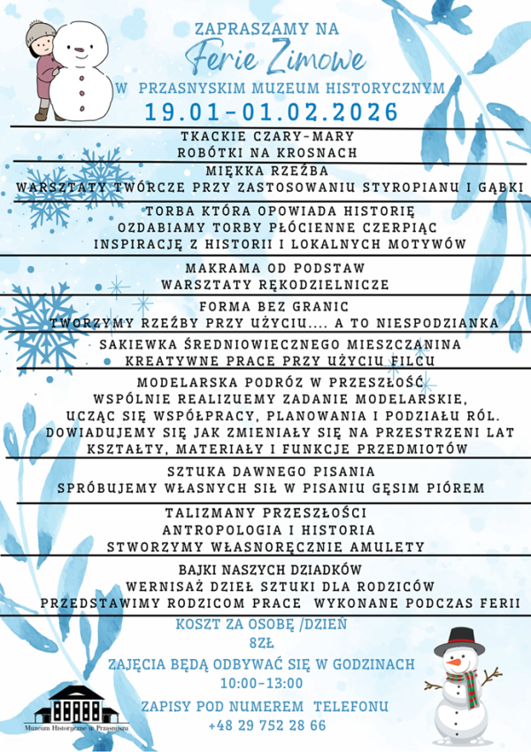 Plakat informujący o wydarzeniu