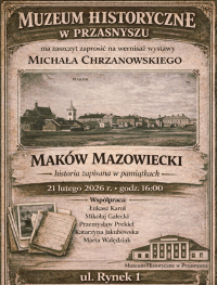 Plakat informujący o wydarzeniu