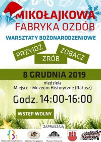 Plakat informujący o wydarzeniu