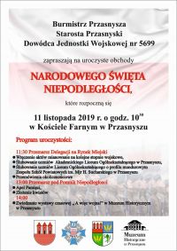 Plakat informujący o wydarzeniu