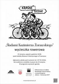Plakat informujący o wydarzeniu organizowanym przez muzeum