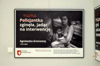 Plakat informujący o wystawie