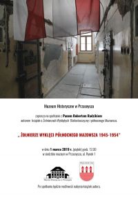 Plakat informujący o prelekcji