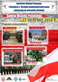 zaproszenie na obchody Święta Wojska Polskiego