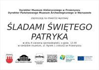 Plakat informujący o wydarzeniu organizowanym przez muzeum