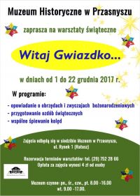 Plakat na warsztaty