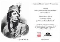 Plakat informujący o wydarzeniu organizowanym przez muzeum