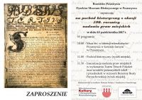 Zaproszenie na pochód historyczny