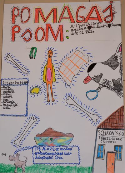 Plakat informujący o zbiórce