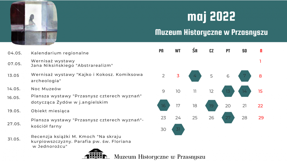 Kalendarz wydarzeń na maj 2022