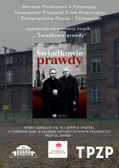 Plakat informujący o promocji książki