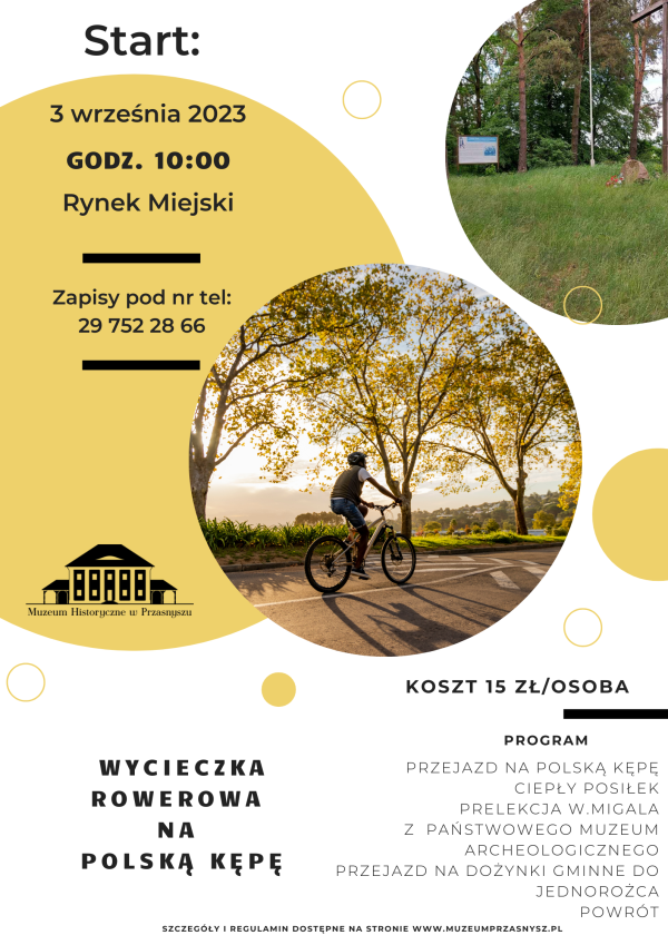 Zaproszenie na wycieczkę rowerową