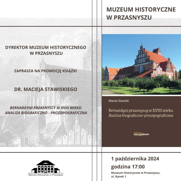 Zapraszamy na promocję książki