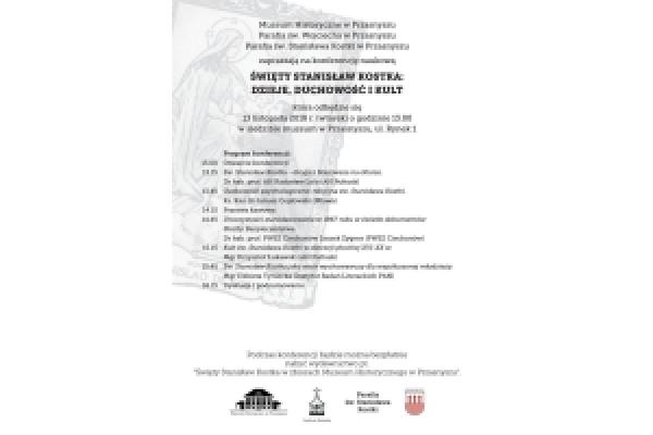Zaproszenie na konferencję o Św. Stanisławie Kostce
