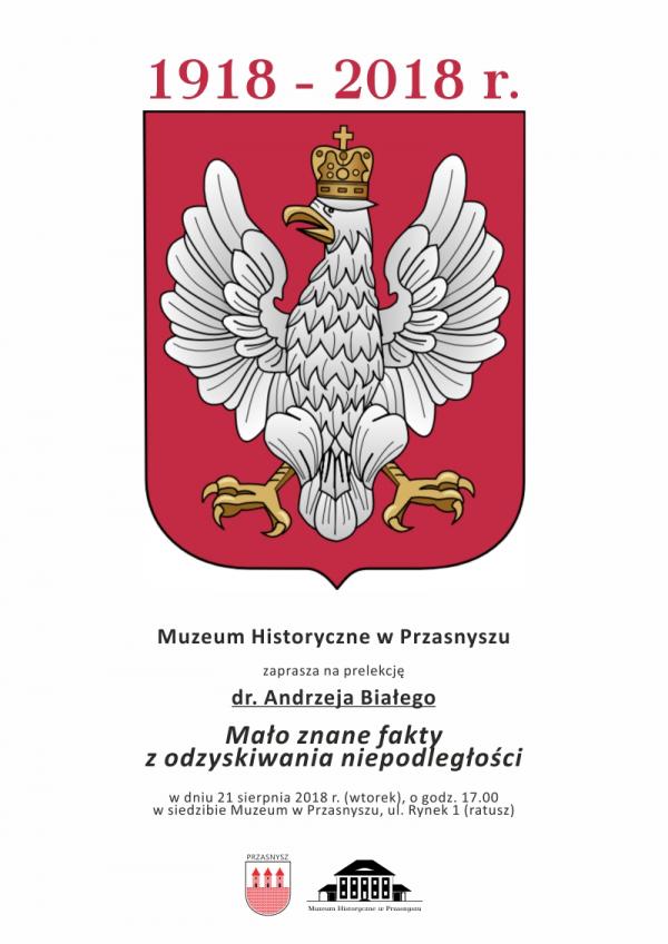 plakat z godłem