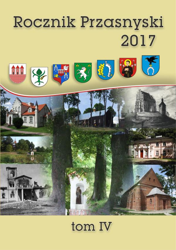 kolaż zdjęć Przasnysza i treść okładki