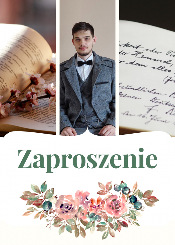 Zaproszenie na promocję wierszy